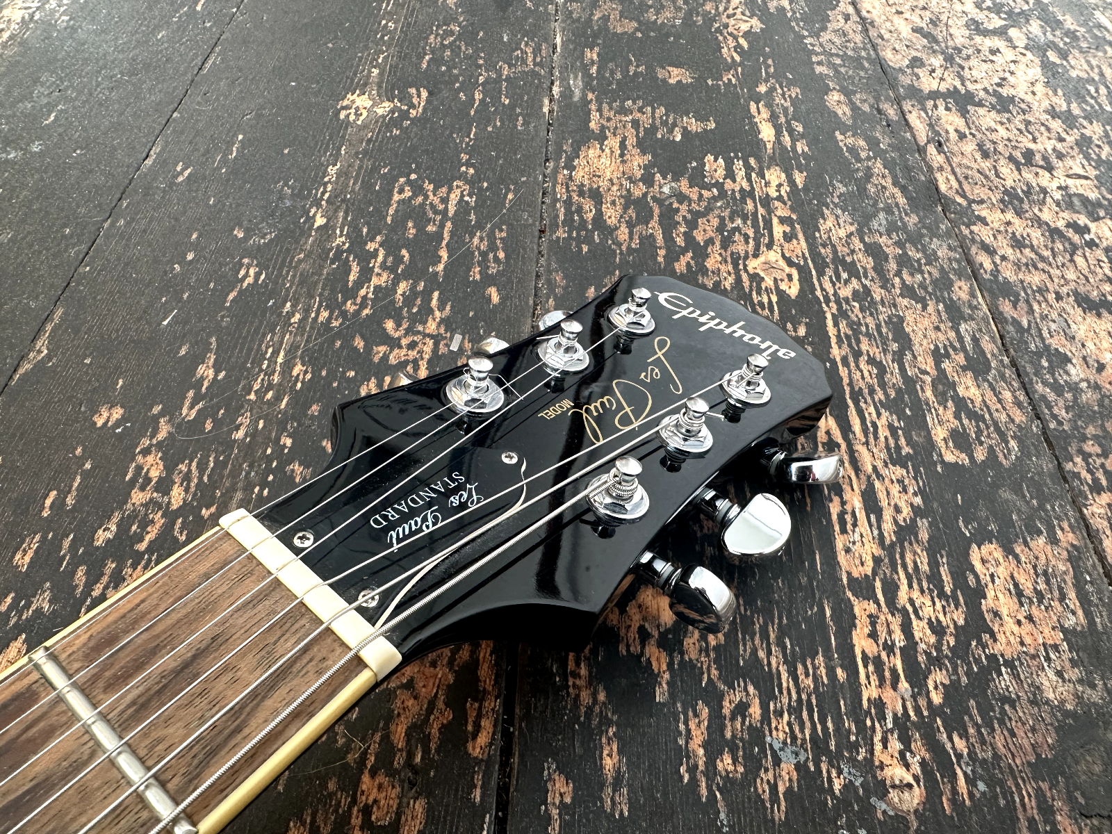 Left Handed Epiphone Les Paul Standard Electric Guitar - Image 6