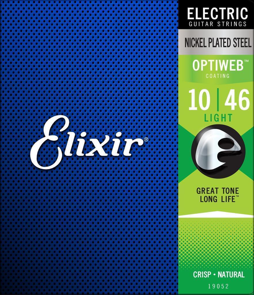Elixir Electric Optiweb Light 10 - 46 Electric Guitar Strings E19052