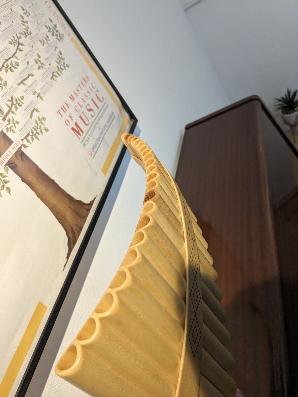 Maple Hybrid Romanian Panpipes, Tenor 22 Notes Key G - Image 4