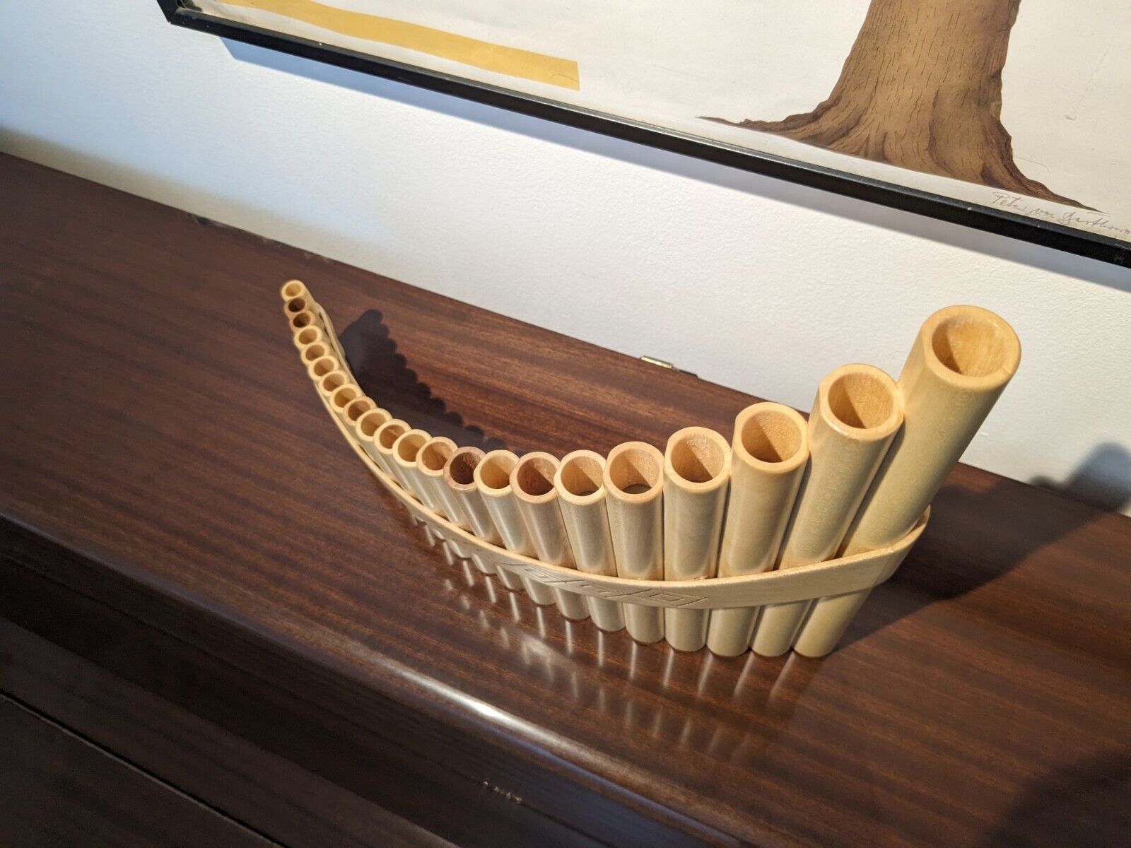 Maple Hybrid Romanian Panpipes, Tenor 22 Notes Key G - Image 5